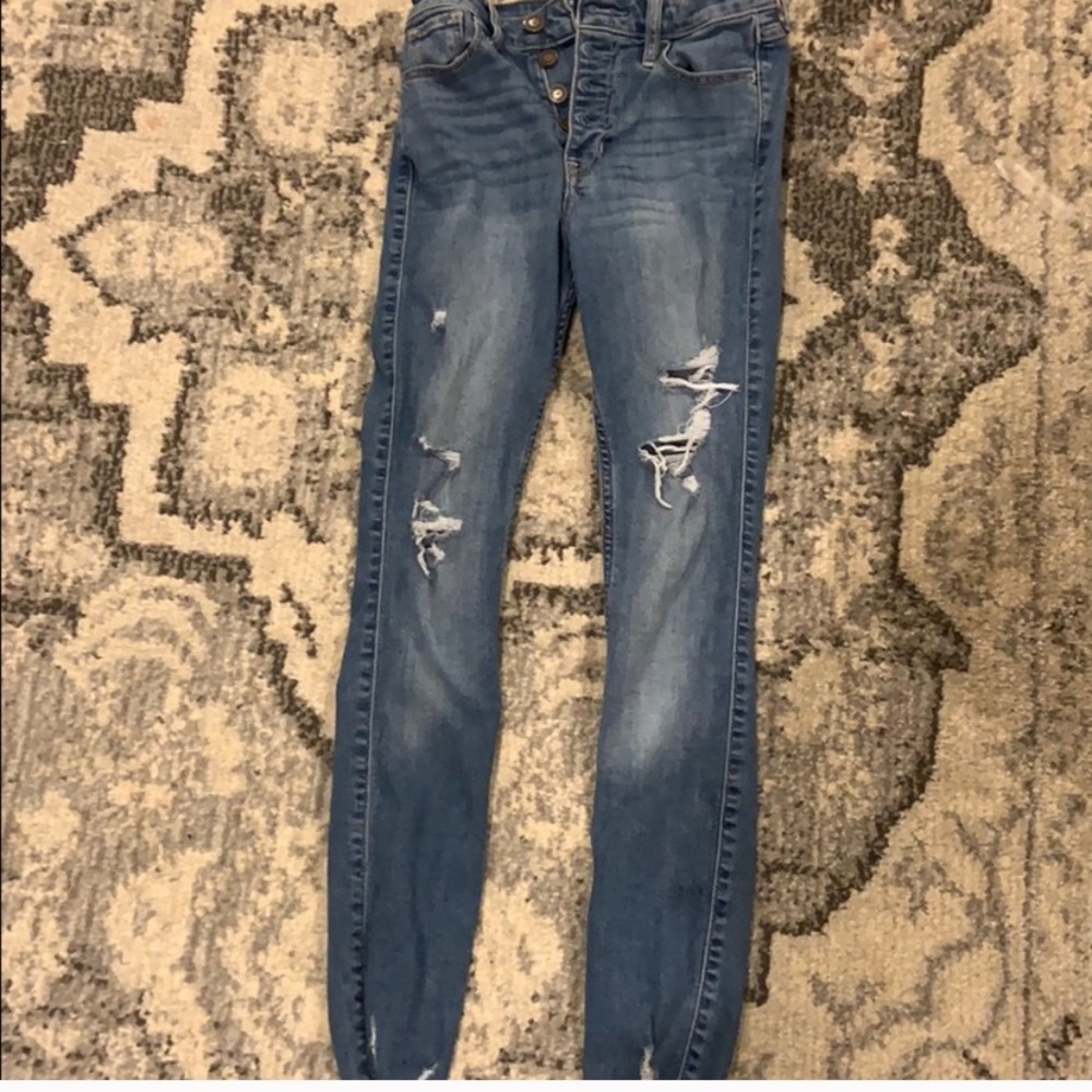 Distressed skinny jeans bundle